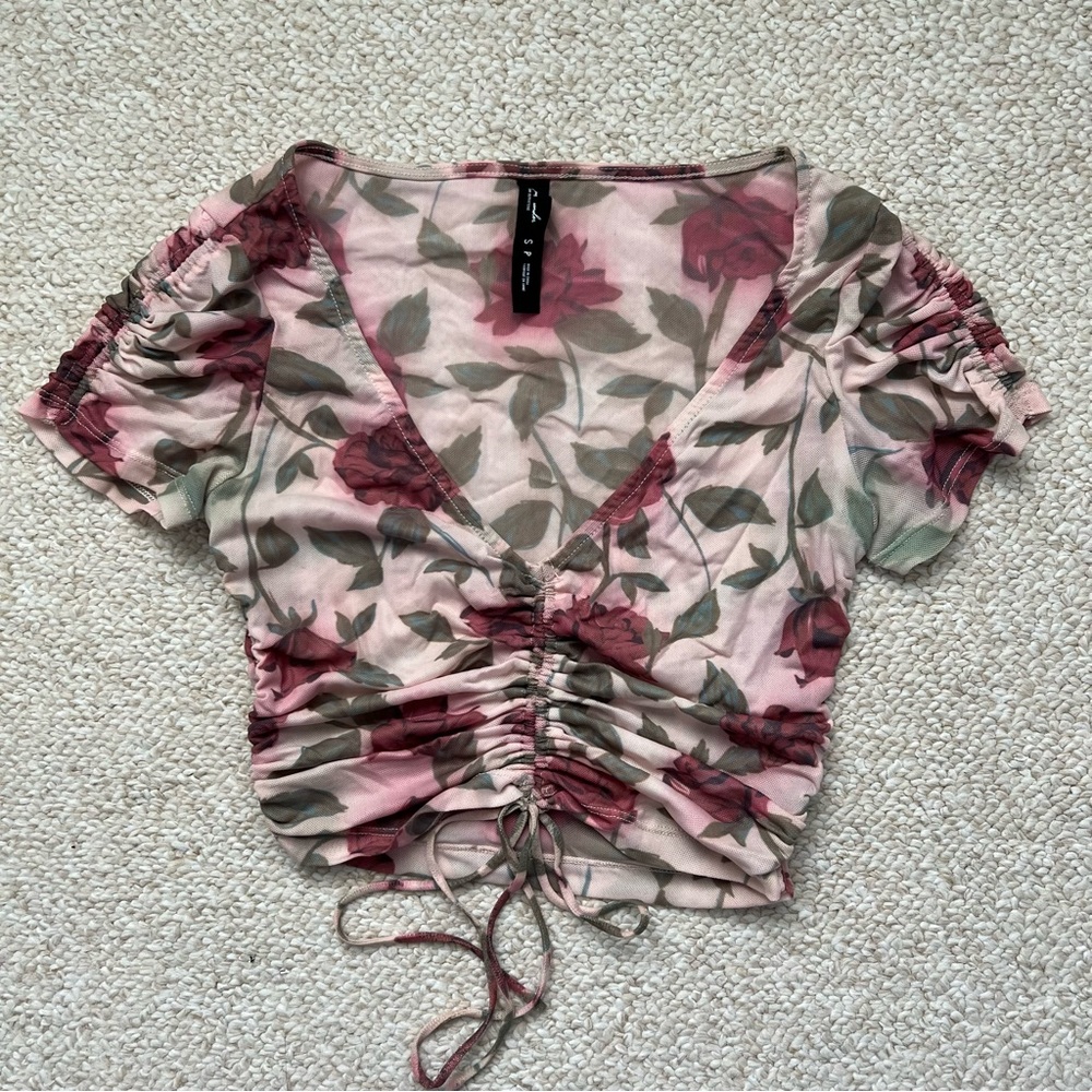 Urban Outfitters Floral Crop Top
